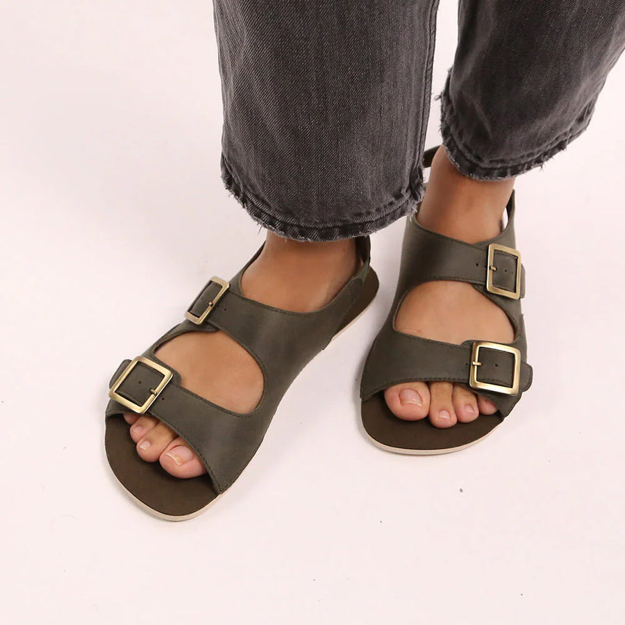 Zapato Feroz Adulte Freekers Saler Kaki Microfibra Serraje