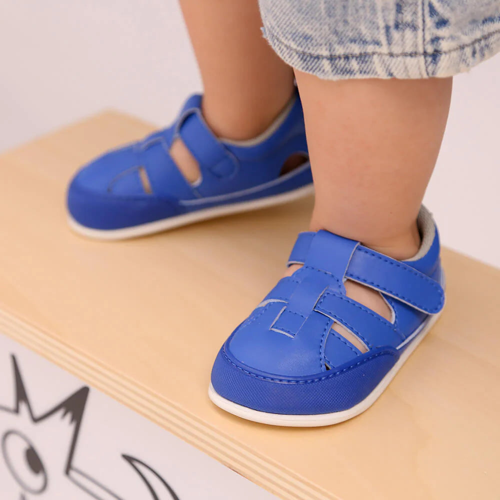 Zapato Feroz Féroces Irta Azul Royal Microfibra