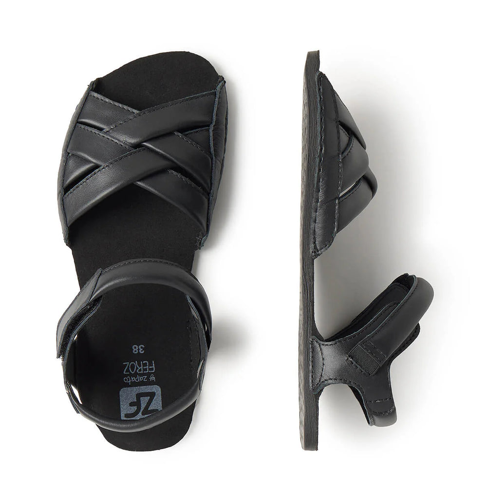 Zapato Feroz Adulto Freekers Gandia Negro Serraje
