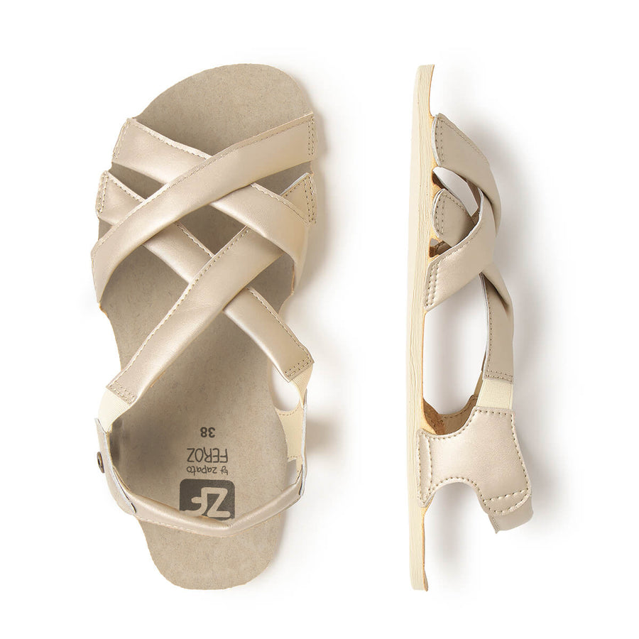 Zapato Feroz Adulte Freekers Meliana Oro Microfibra