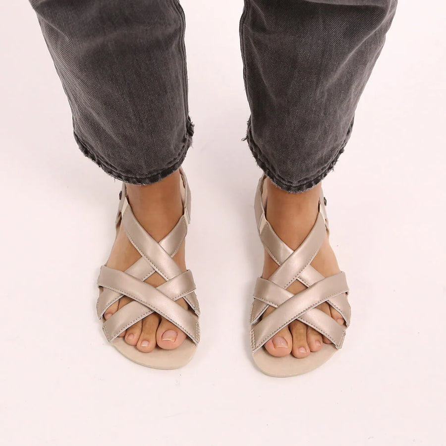 Zapato Feroz Adulte Freekers Meliana Oro Microfibra