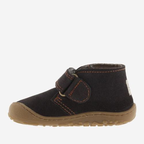 Victoria Barefoot Bosco Botín Velcro Antracita