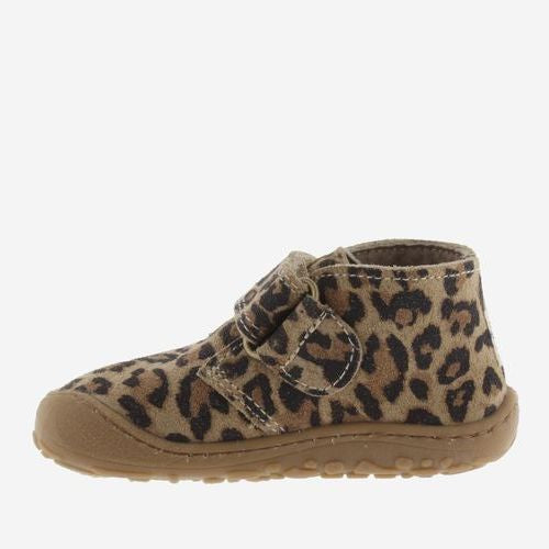 Victoria Barefoot Bosco Bottine Velcro Leopardo