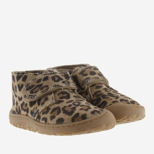 Victoria Barefoot Bosco Bottine Velcro Leopardo