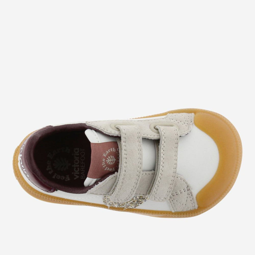 Victoria Oliver Barefoot Tiras Efecto Piel Burdeos